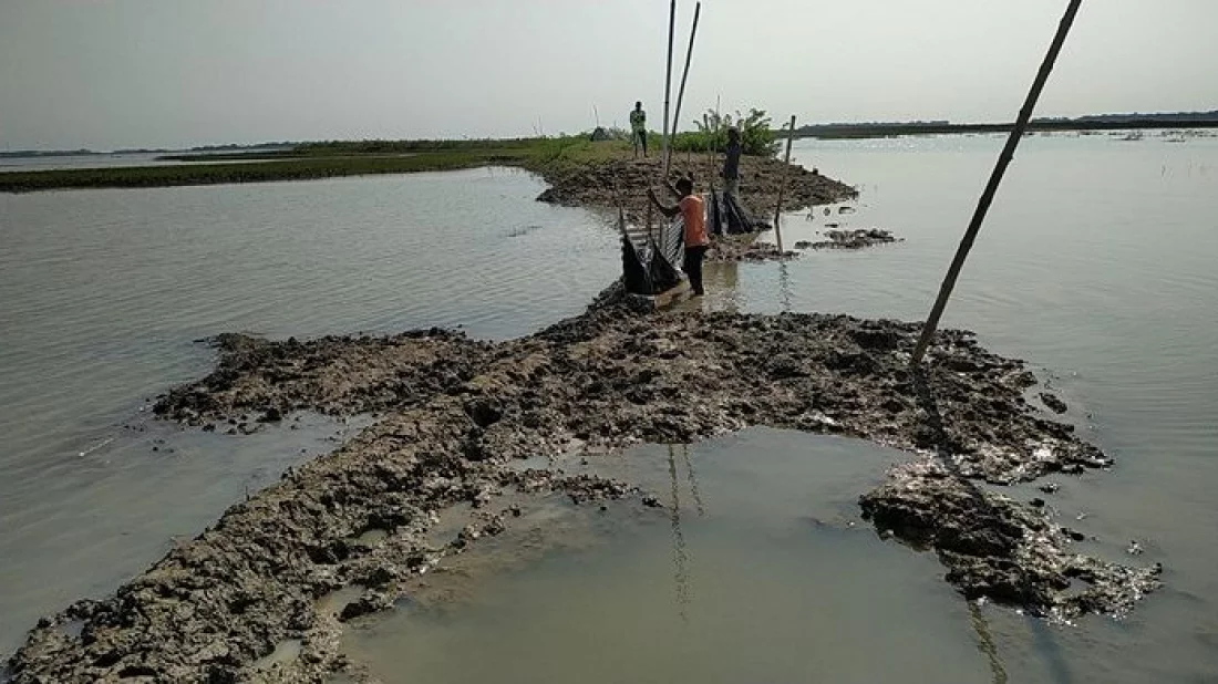 সিলেটে হাওর রক্ষা বাঁধ নির্মাণে ধীর গতি, কৃষকরা উদ্বিগ্ন