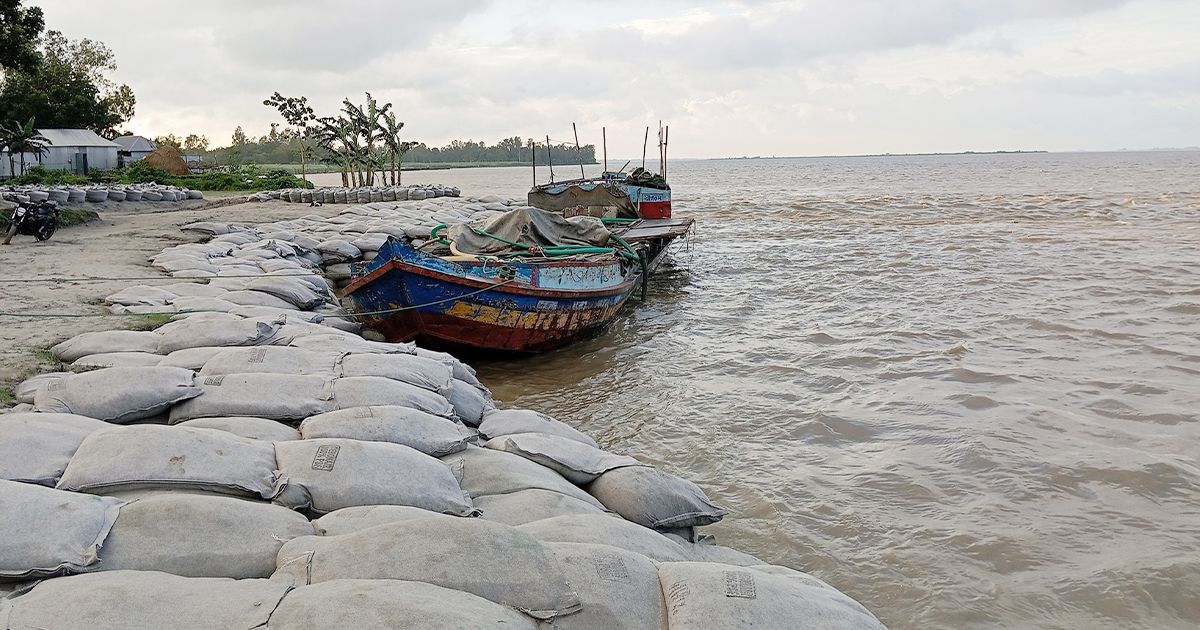 যমুনার পানির পরিমাণ কমना শুরু