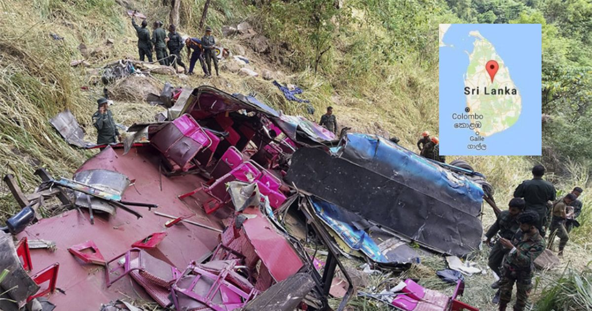 শ্রীলঙ্কায় পর্যটক বহনকারী বাস দুর্ঘটনায় ১৫ নিহত, আহত ১৬