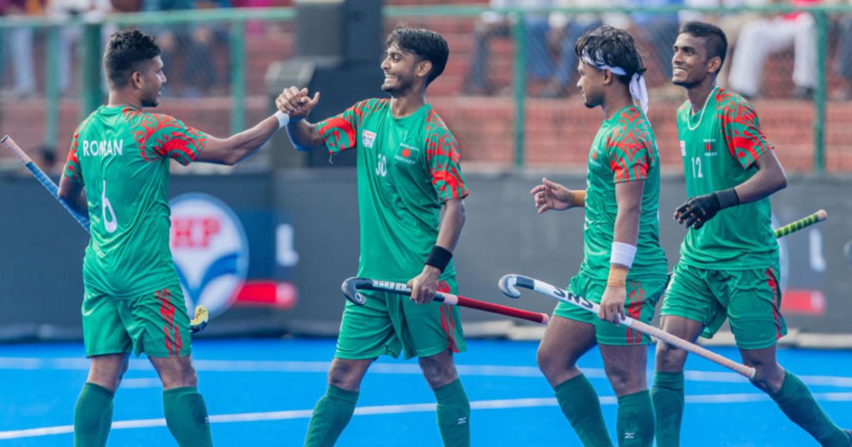 এশিয়া কাপ হকিতে বাংলাদেশ שוב ষষ্ঠ স্থানেই রয়েছে