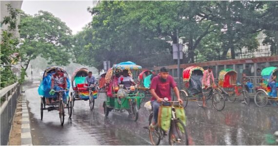 বৃষ্টি থাকবে আরও এক সপ্তাহ: আবহাওয়া অফিসের পূর্বাভাস