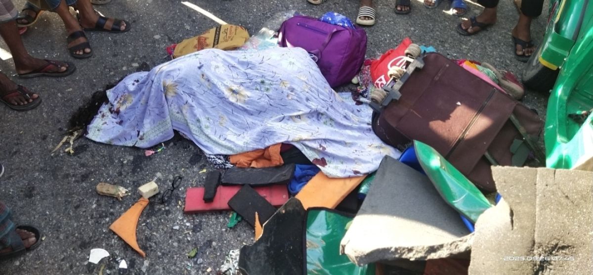 বেপরোয়া ট্রাকের গতি আক্রান্ত করলো মা-মেয়েসহ তিনজনের প্রাণ