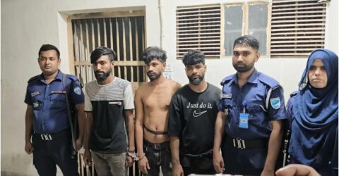 ভৈরবে মালবোঝাই পিকআপ ছিনতাইয়ের সময় ৩ যুবক গ্রেফতার