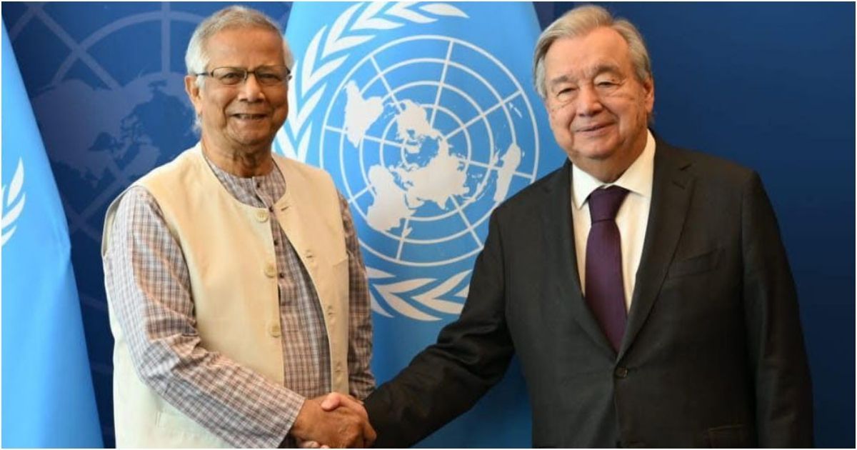 গণতান্ত্রিক উন্নয়নে বাংলাদেশের পূর্ণ সমর্থন ব্যক্ত গুতেরেসের