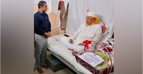 হেফাজতের অসুস্থ নেতার পাশে বিএনপি