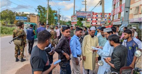 কুলাউড়ায় যৌথ বাহিনীর অভিযান, ৪০ হাজার টাকা জরিমানা আদায়