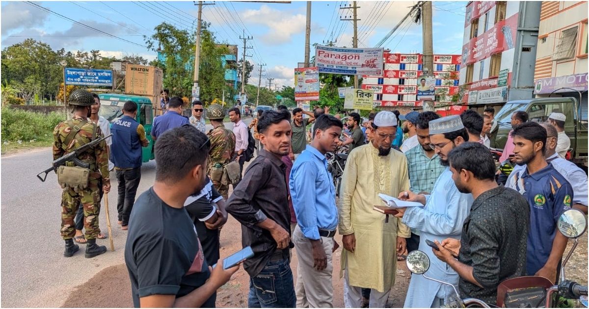 কুলাউড়ায় যৌথ বাহিনীর অভিযান, ৪০ হাজার টাকা জরিমানা আদায়