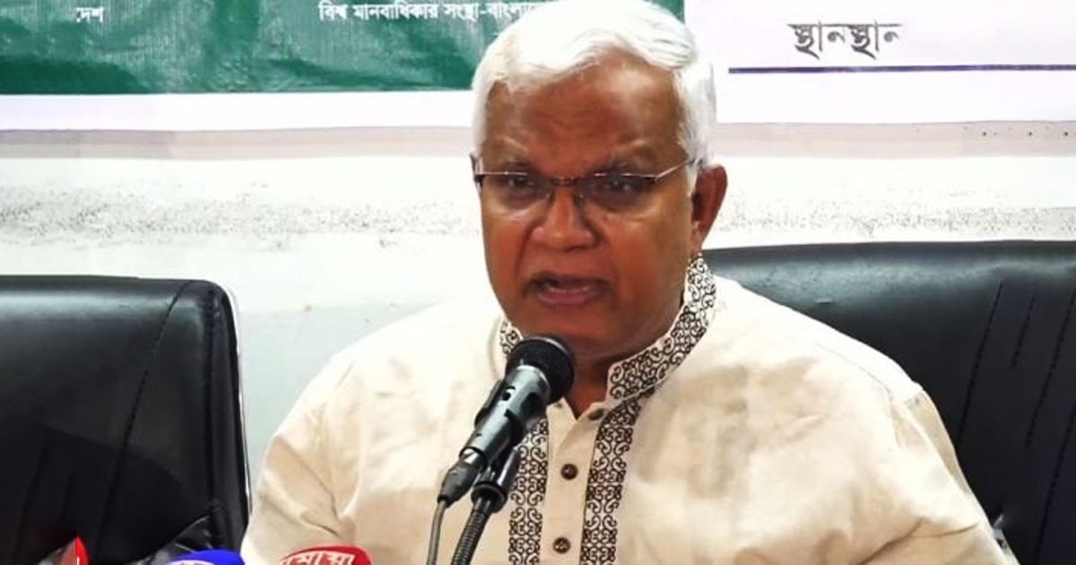 ডা. জাহিদ: সরকার নয়, জনগণ সিদ্ধান্ত নিবে আওয়ামী লীগের নিষিদ্ধের ব্যাপারে