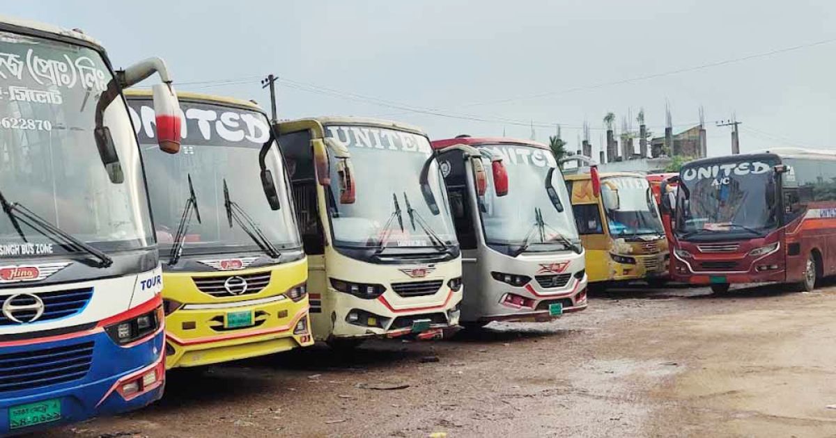 ময়মনসিংহ বিভাগের চার জেলায় ঢাকাগামী বাস চলাচল বন্ধ