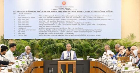 একনেক অনুমোদন ১৩ প্রকল্পের মোট ব্যয় প্রায় ১৯৮৮ কোটি টাকা