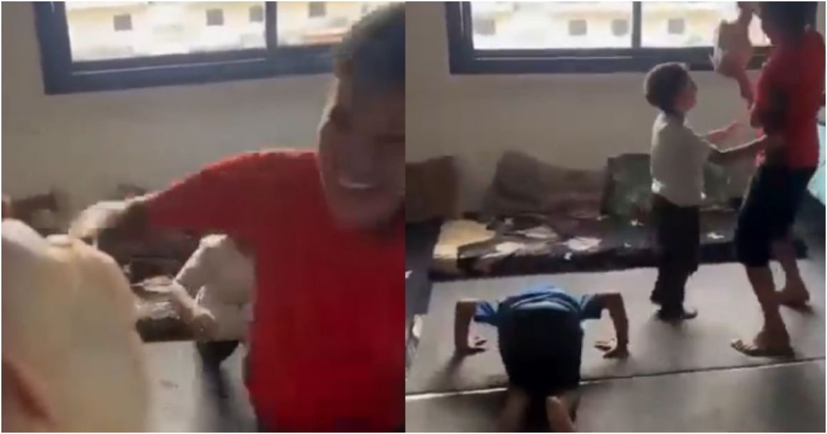 মুরগির মাংস দেখে আনন্দে লুটিয়ে পড়ল শিশু গাজায়