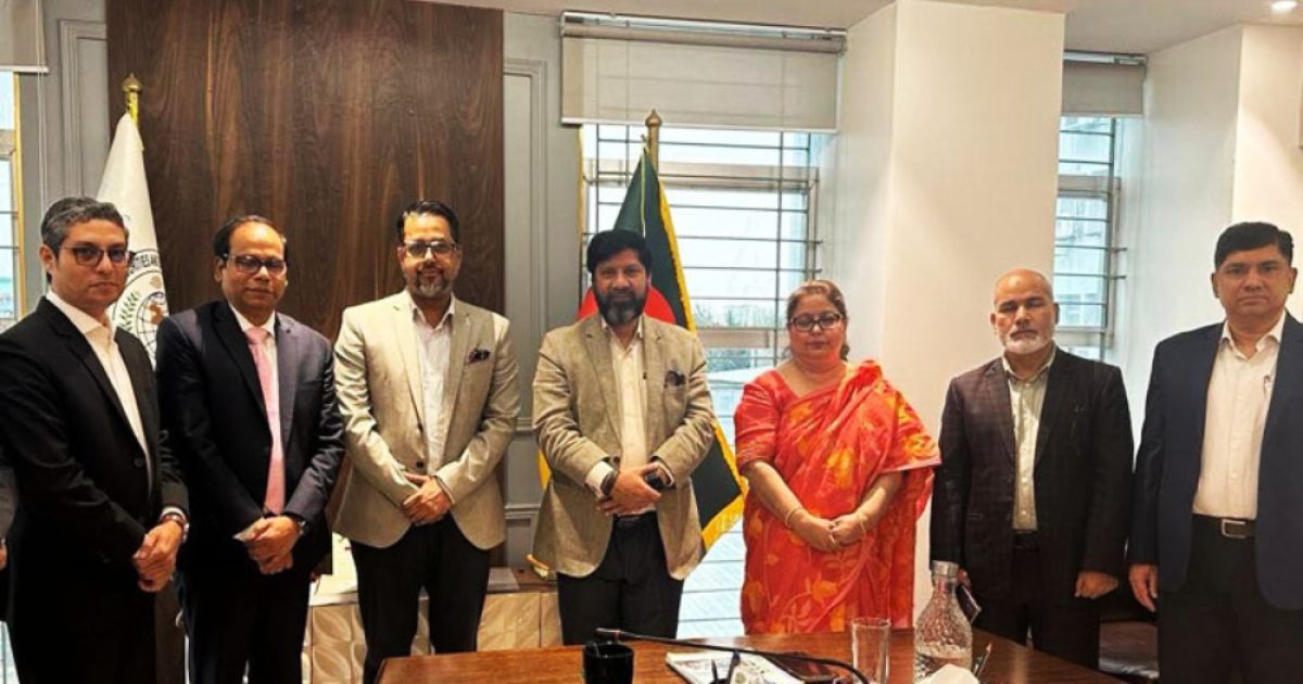 বিএসইসি চেয়ারম্যানের সঙ্গে আইসিএসবির প্রেসিডেন্টের সাক্ষাৎ