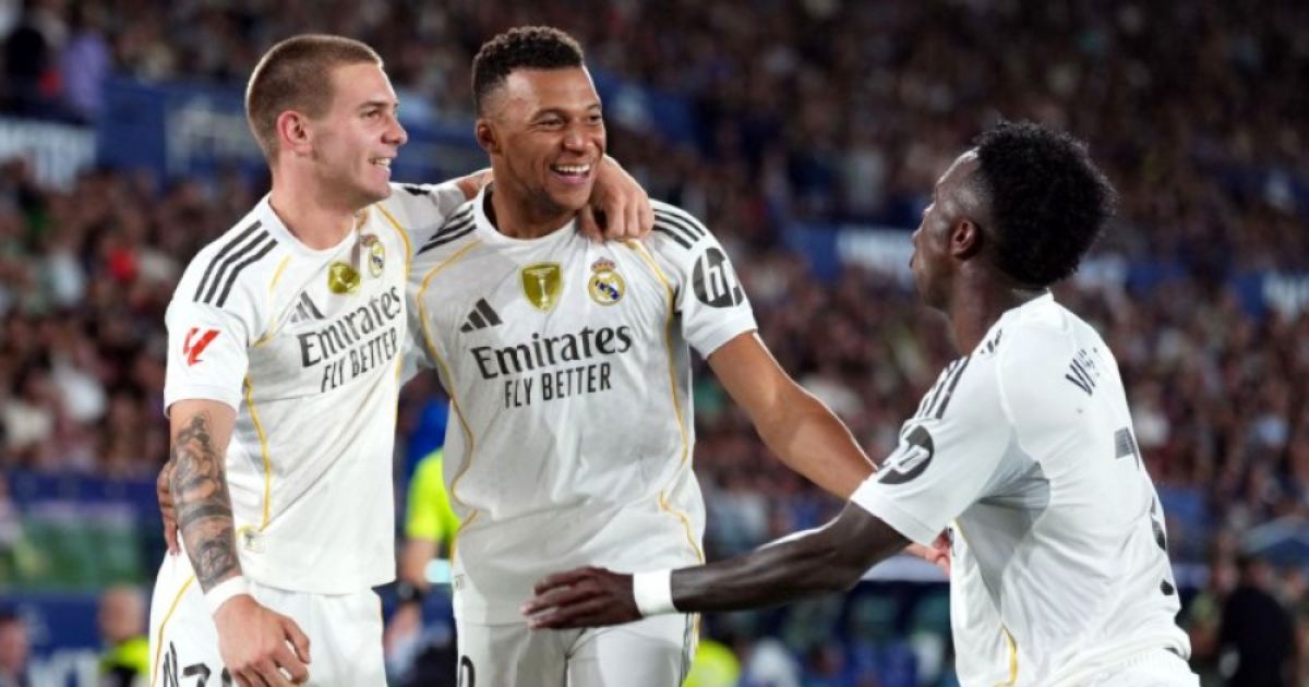 এমবাপ্পের জোড়া গোলে রিয়াল মাদ্রিদের বিশাল জয়