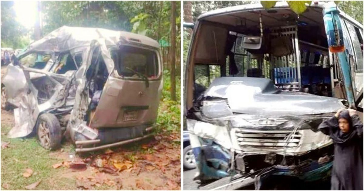 চকরিয়ায় বাস-মাইক্রোবাসের মুখোমুখি সংঘর্ষে ৫ জনের মৃত্যু