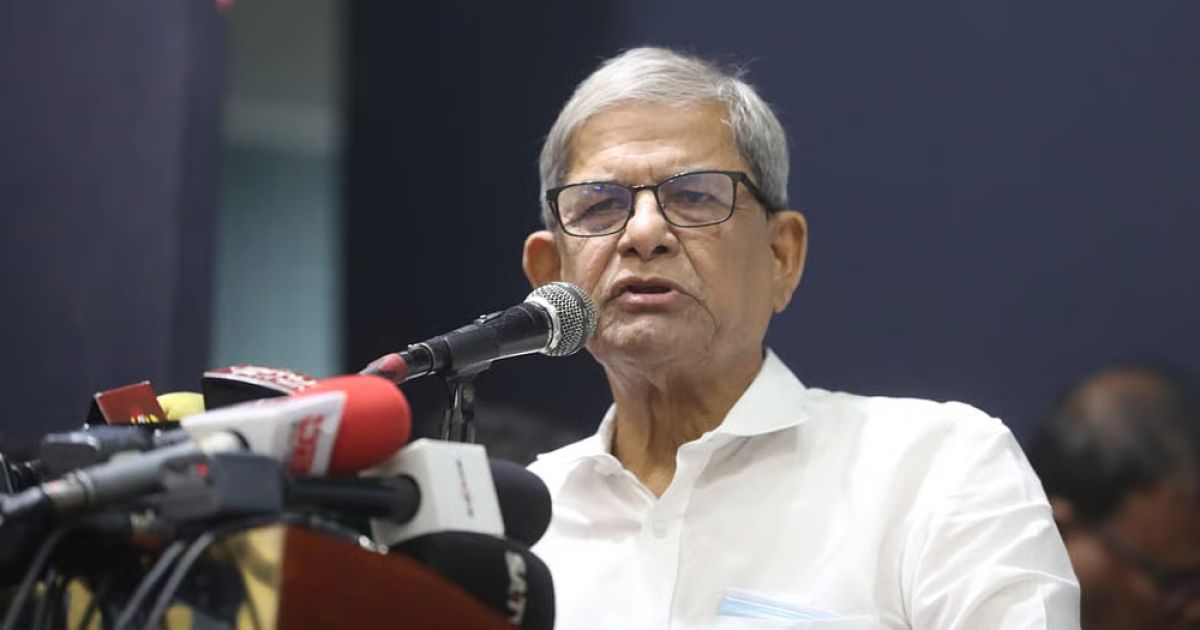 মির্জা ফখরুল: সংসদ নির্বাচনের আগে গণভোট হবে না