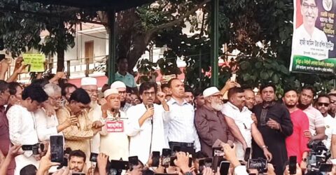 নেতাকর্মীদের ভালোবাসায় সিক্ত বিএনপি নেতা আমিনুর রশিদ