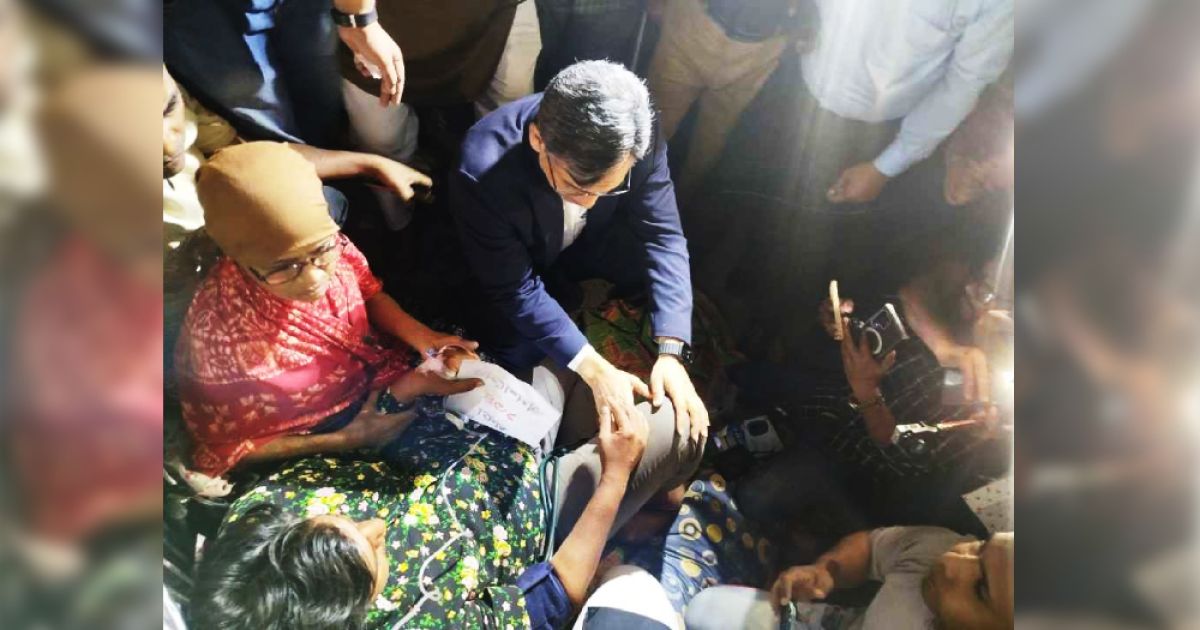 ৫ দিনের অনশন শেষে তারেকের অবস্থান ভাঙলেন বিএনপির নেতা