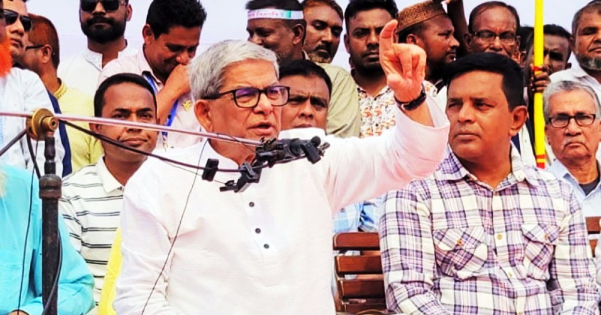 নির্বাচনের মাধ্যমে দেশকে স্থিতিশীল করতে চাই: মির্জা ফখরুল