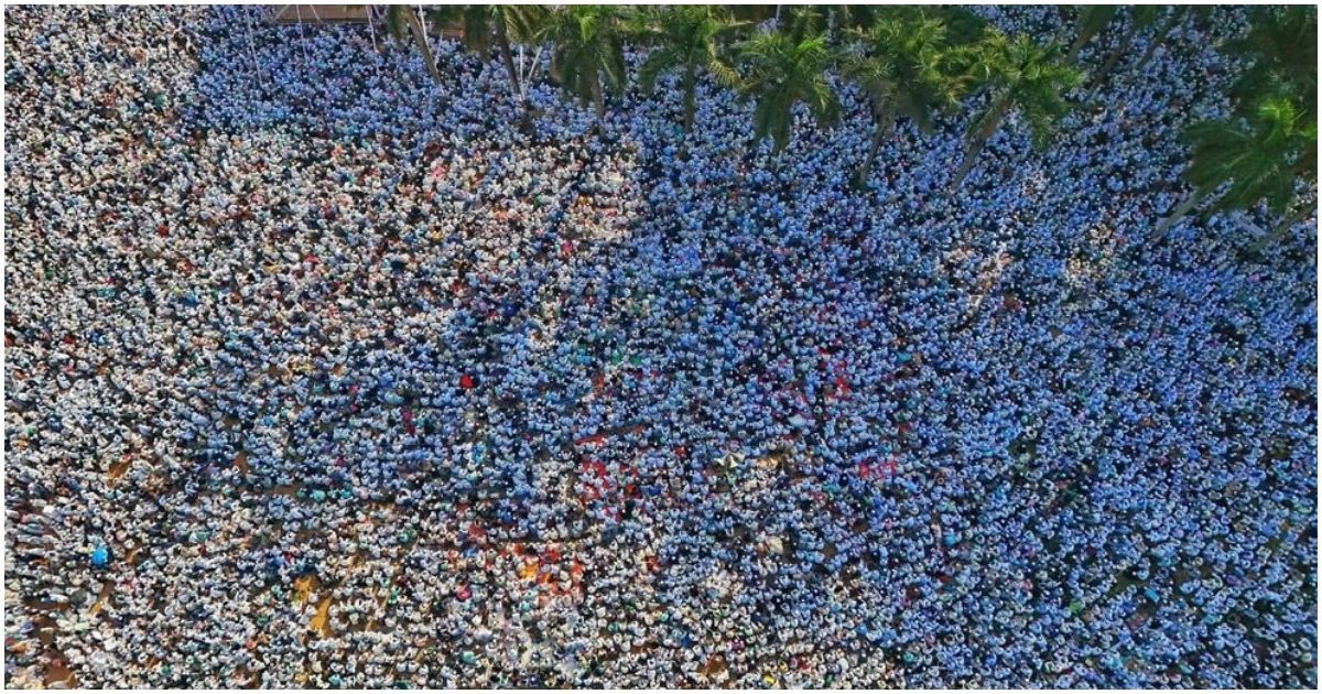 সোহরাওয়ার্দী উদ্যানে খতমে নবুওয়ত মহাসম্মেলনে মানুষের ঢল