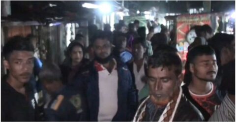 গ্যাস সিলিন্ডার লিকেজ থেকে আগুন, দগ্ধ ৫ জন