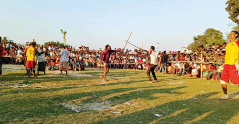 নওগাঁয় গ্রামীণ ঐতিহ্যবাহী খেলার উৎসব অনুষ্ঠিত