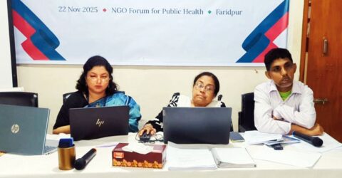 ফরিদপুরে প্রতিবন্ধী ব্যক্তিদের জন্য ভোটার প্রশিক্ষণ অনুষ্ঠিত