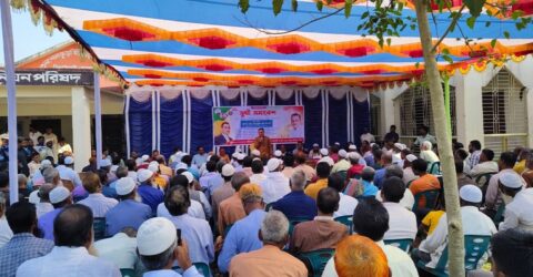 ধানের শীষের বিজয় কখনোই ঠেকাতে পারবে না ষড়যন্ত্র, মাহমুদুল হক রুবেল