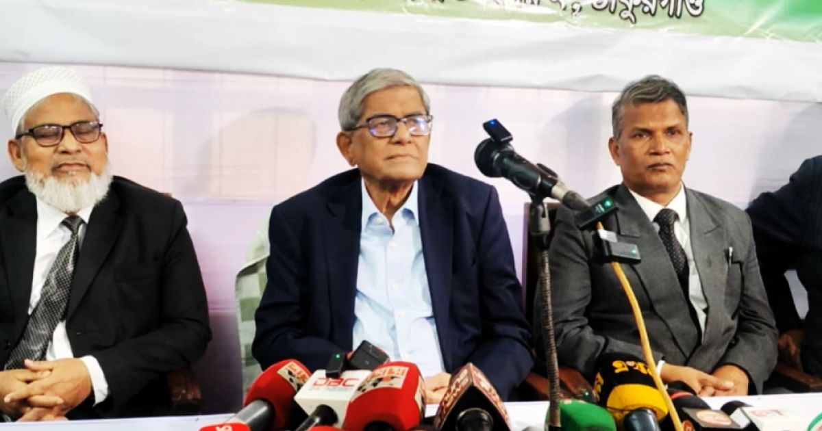 দেশে সহনশীল রাজনৈতিক পরিবেশ সৃষ্টি হয়েছে: মির্জা ফখরুল