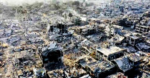গাজায় ইসরায়েলি বর্বরতায় এক লাখের বেশি ফিলিস্তিনি নিহত