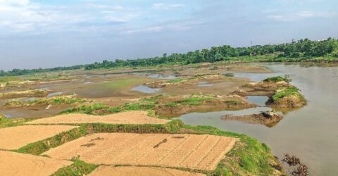 শীতের আগে গোমতী নদীতে পানির সংকটের কারণে কৃষির অনিশ্চয়তা