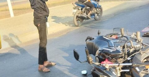 মাধবপুরে মহাসড়কে মুখোমুখি সংঘর্ষে মোটরসাইকেল আরোহী নিহত