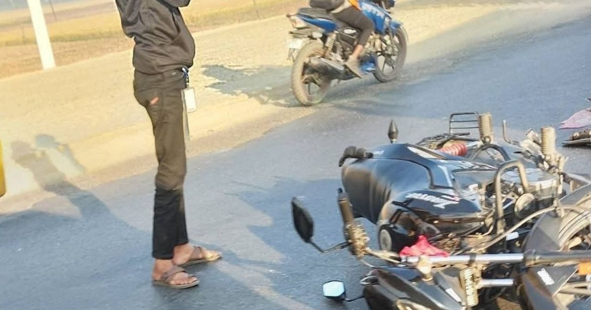 মাধবপুরে মহাসড়কে মুখোমুখি সংঘর্ষে মোটরসাইকেল আরোহী নিহত