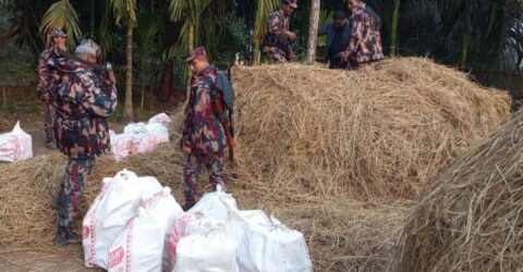 গারো পাহাড়ে খড়ের গাদায় মিললো ভারতীয় সাবান