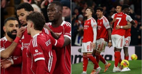 সালাহের ইতিহাস গড়া রাত ও লিভারপুলের জয়, শীর্ষে থাকলো আর্সেনাল