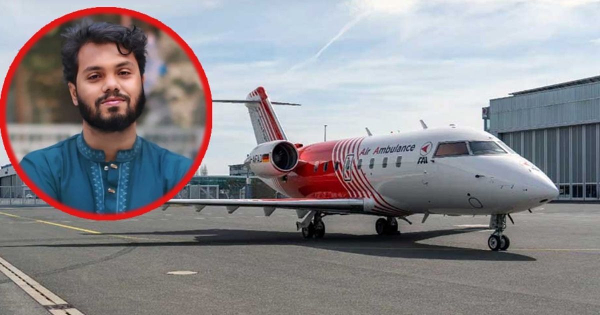 সিঙ্গাপুরে চিকিৎসার জন্য হাদিকে এয়ার অ্যাম্বুলেন্সে ঢাকाबाट পাঠানো হয়েছে