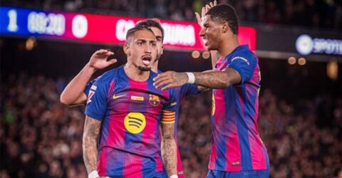 তৃতীয় স্তরের দলের বিরুদ্ধে সংগ্রামী জয়ে বার্সেলোনা শেষ ষোলোতে