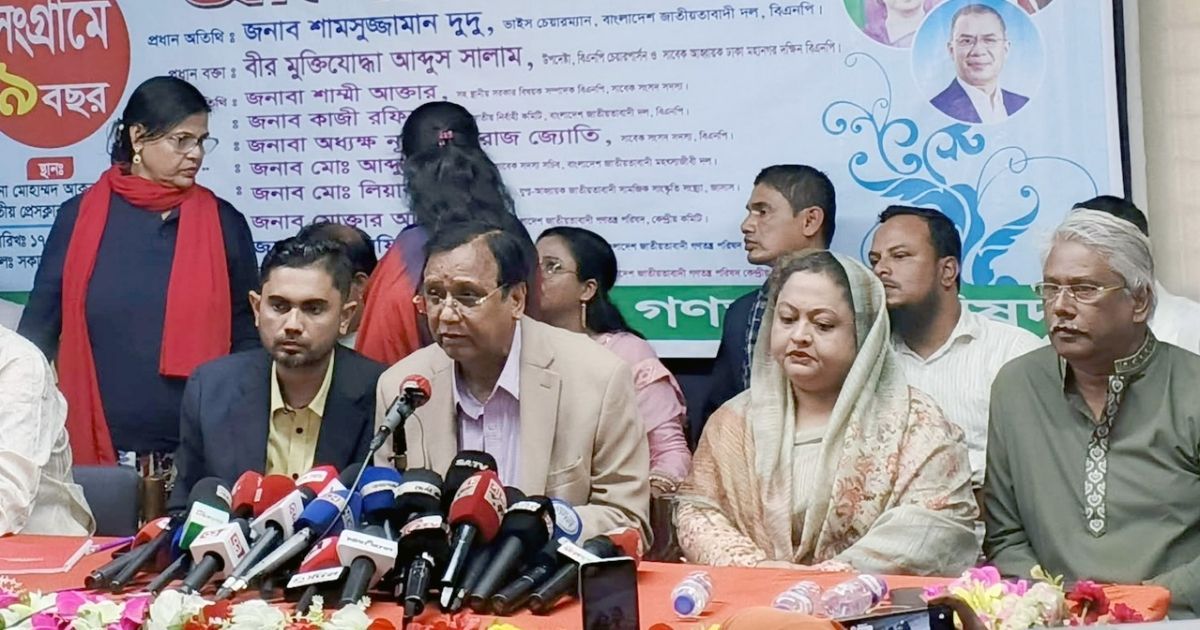 তফসিল ঘোষণা সত্ত্বেও জনগণের স্থির সন্দেহ সময়ের সাথে কাটছে না: আব্দুস সালাম