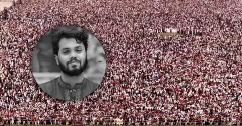 ওসমান হাদির জানাজায় লাখো মানুষের অংশগ্রহণ