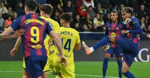 ভিয়ারিয়ালকে হারিয়ে বার্সেলোনার লিগে ব্যবধান বাড়াল