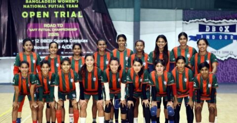 সাবিনার নেতৃত্বে বাংলাদেশের প্রথম সাফ ফুটসাল চ্যাম্পিয়নশিপে অংশগ্রহণ