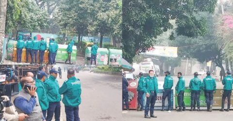 নিরাপত্তা চাদরে ঢাকা গুলশানের ১৯৬ নম্বর বাড়িসহ আশেপাশের এলাকা