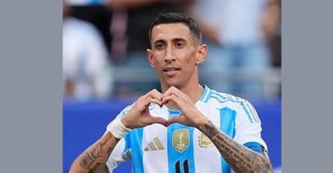 আর্জেন্টিনার বর্ষসেরা ফুটবলার নির্বাচিত হলেন আনহেল ডি মারিয়া, মেসি-মার্টিনেজদের ছাড়িয়ে গেলেন