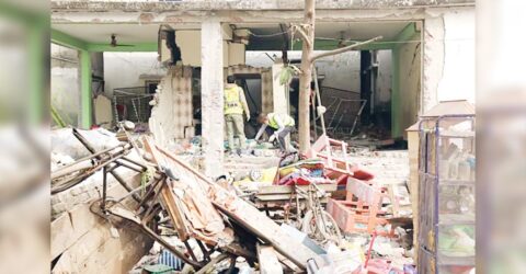 কেরানীগঞ্জে বিস্ফোরণে মাদ্রাসার কক্ষ উড়ে গেছে