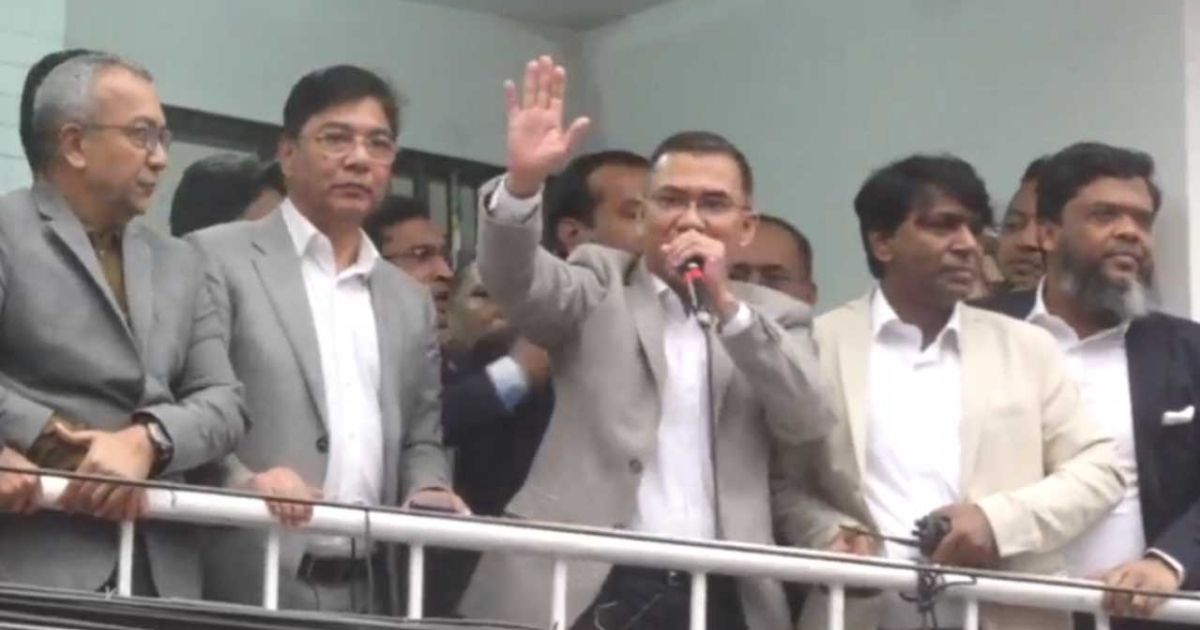 নয়াপল্টনে তারেক রহমানের প্রথম পদচারণা: দেশ গড়ার অঙ্গীকার