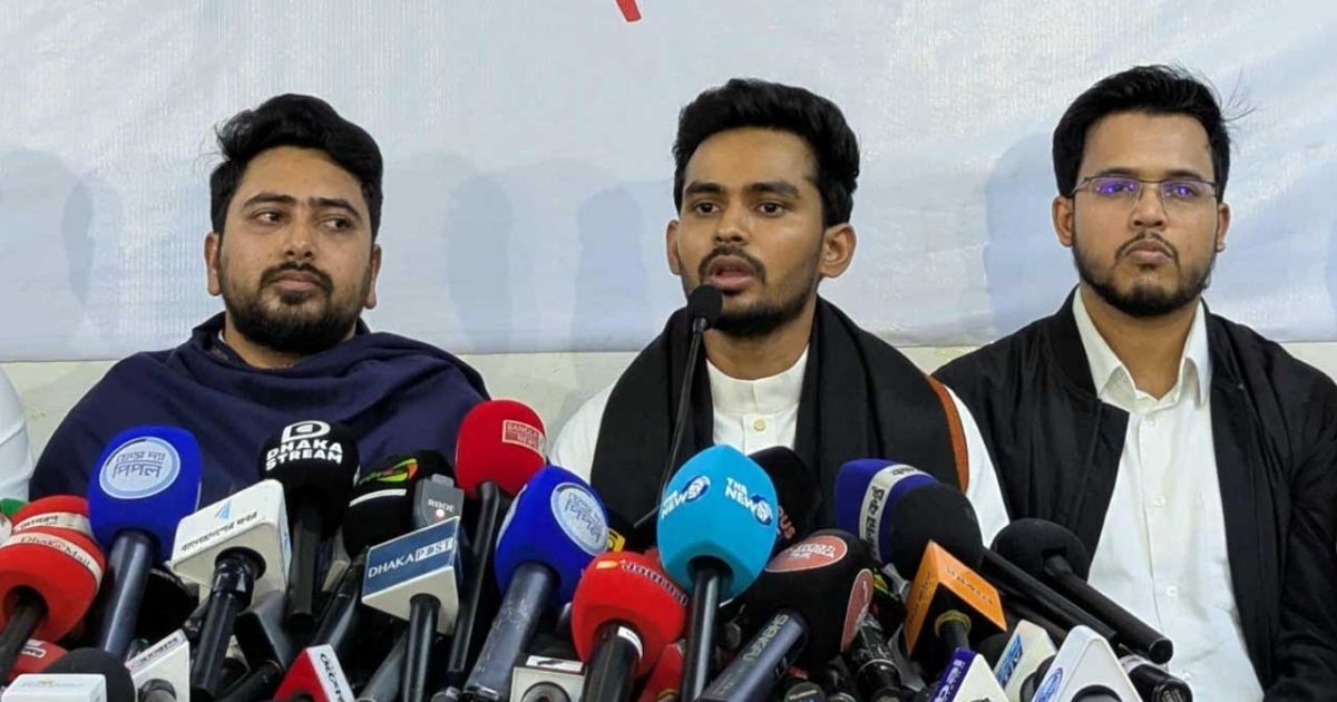 নির্বাচনে অংশগ্রহণ করবেন না আসিফ মাহমুদ: নাহিদ ইসলাম