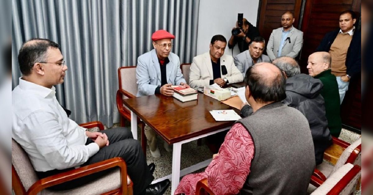 তারেক রহমানের সঙ্গে জাতীয় প্রেসক্লাব নেতাদের বৈঠক