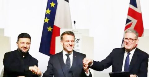 ফ্রান্স ও ব্রিটেনের পক্ষ থেকে ইউক্রেনের নিরাপত্তার জন্য সেনা পাঠানোর ঘোষণা