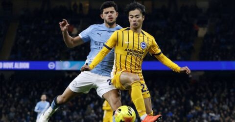 ব্রাইটনের বিপক্ষেও পয়েন্ট হারাল ম্যানচেস্টার সিটি: টানা তিন ম্যাচে ড্র
