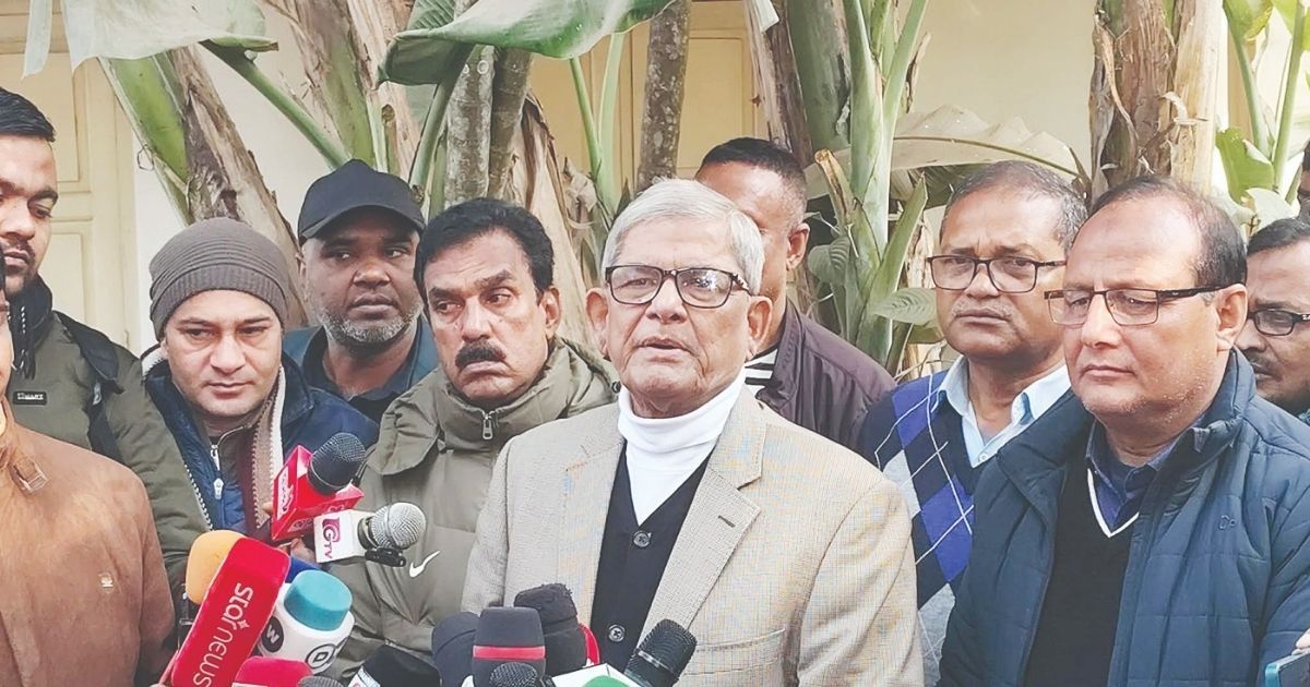 আইনশৃঙ্খলা পরিস্থিতির উন্নতি না হওয়ায় উদ্বিগ্ন মির্জা ফখরুল