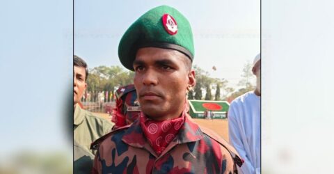 ফেলানীর ভাই হিসেবে বিজিবিতে সৈনিক হিসেবে শপথ নিলেন মো. আরফান হোসেন